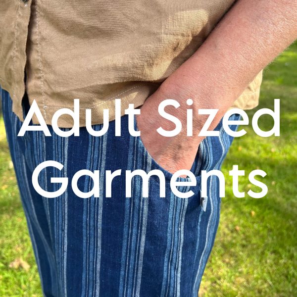 category for "adult sized garments"